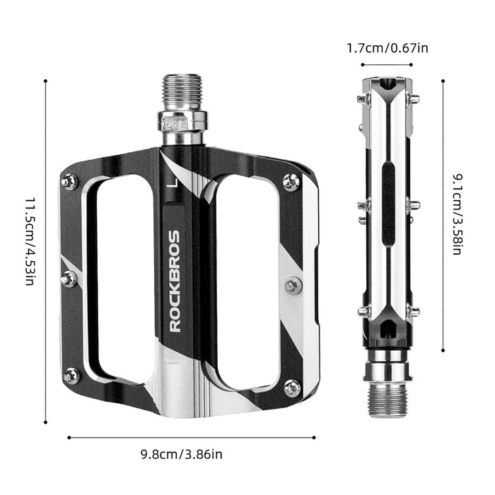 Rockbros K306-BK MTB Алуминиеви Велосипедни Педали - Черни