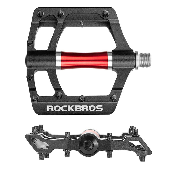 Велосипедни педали Rockbros 2020-12CBK Platform, алуминиеви, черни