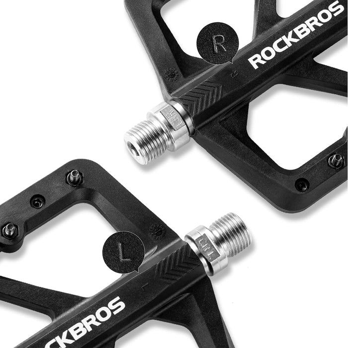 Педали за велосипед Rockbros M906 от найлон - черни