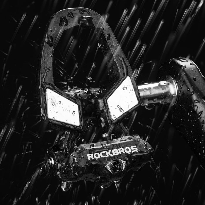 Педали Rockbros RD9 Shimano SPD-SL от карбон и титаниева сплав - черни