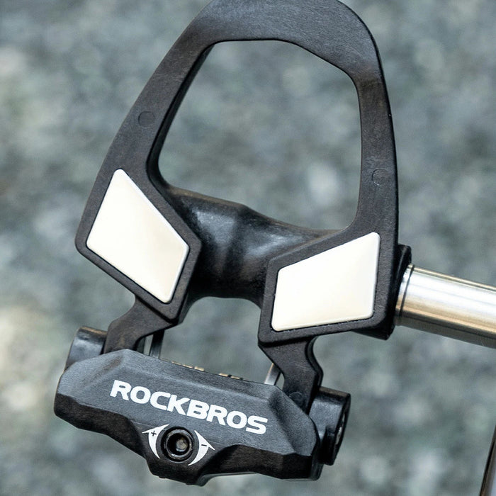 Педали Rockbros RD9 Shimano SPD-SL от карбон и титаниева сплав - черни
