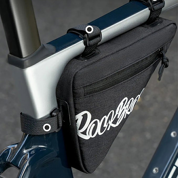 Чанта за велосипед Rockbros G001 Flash Journey Triangle Frame 0.8 л - Черна