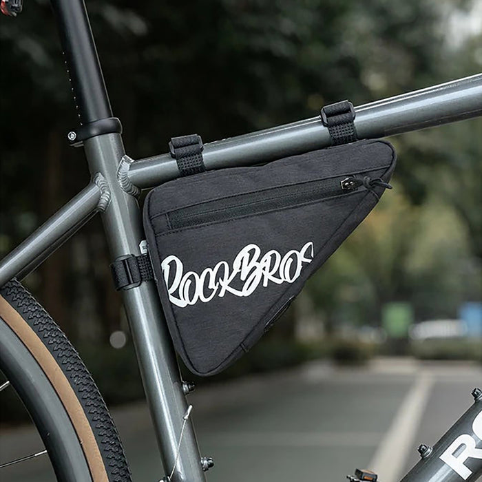 Чанта за велосипед Rockbros G001 Flash Journey Triangle Frame 0.8 л - Черна