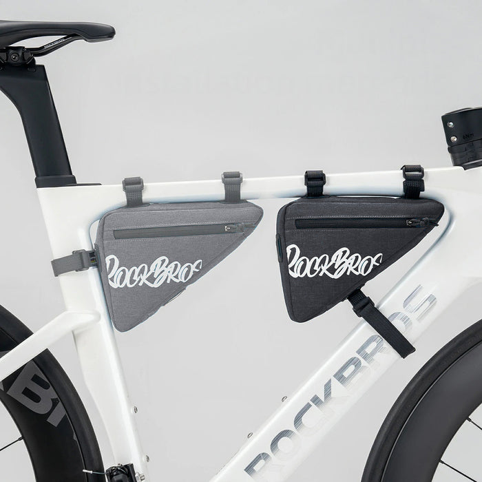 Чанта за велосипед Rockbros G001 Flash Journey Triangle Frame 0.8 л - Черна