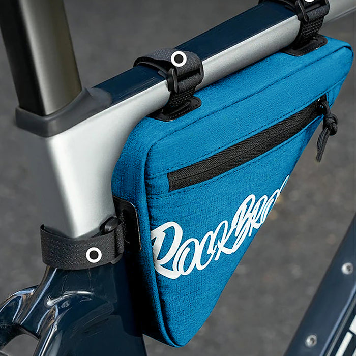 Чанта за велосипед Rockbros G001 Flash Journey Triangle Frame 0.8 л - Сина