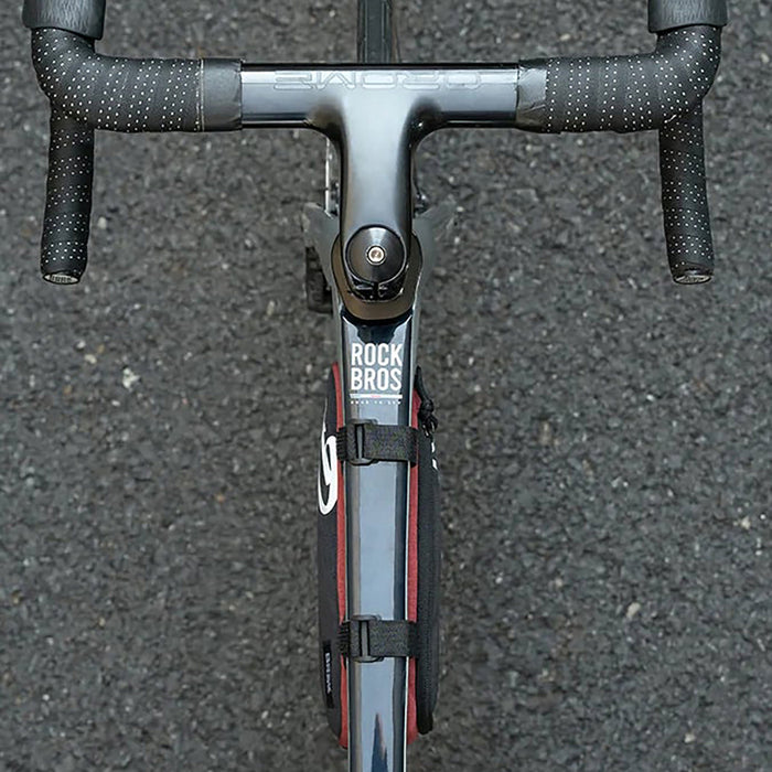 Чанта за велосипед Rockbros G001 Flash Journey Triangle Frame 0.8 л - червена