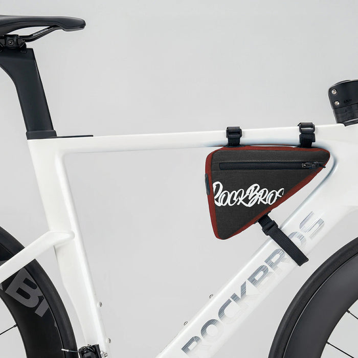 Чанта за велосипед Rockbros G001 Flash Journey Triangle Frame 0.8 л - червена