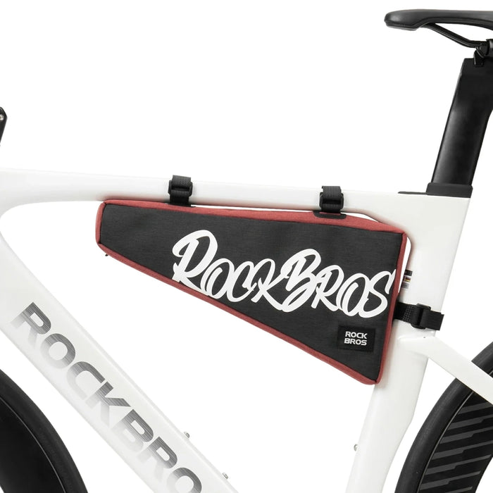 Чанта за велосипед Rockbros G008 Flash Journey Triangle Frame XL 1.9 л - черно-червена