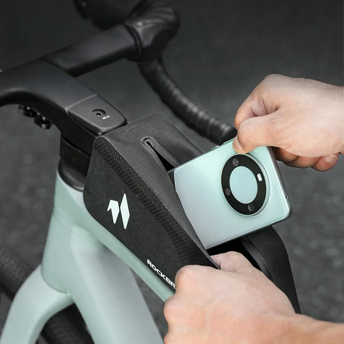 Rockbros AS-151 RideMate Водоустойчива чанта за горна тръба - Черна
