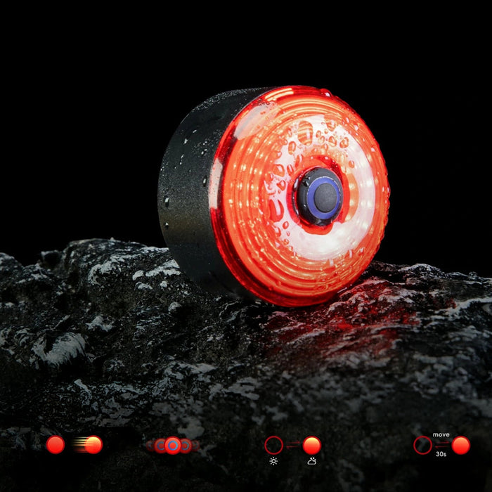 Лека чанта за сядане Rockbros C52-2 с осветление 250 mAh - зелена
