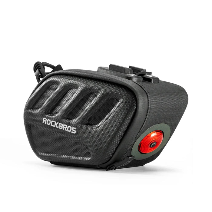 Чанта за велосипед Rockbros C61 с интелигентна задна светлина 0.45 л - черна