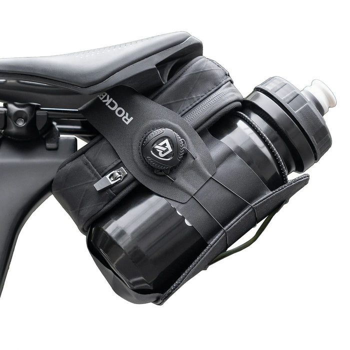 Чанта за велосипед Rockbros P010 0.2L с държач за бутилка 0.6L - Черна