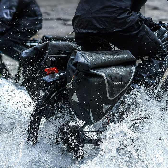 Rockbros AS-001-3BG Водоустойчива чанта за велосипед 20L - Черна