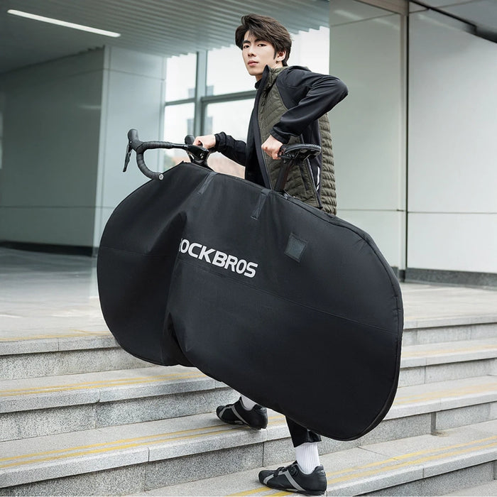 Еластичен калъф за носене Rockbros D002 за 26" шосейни и планински велосипеди - черен