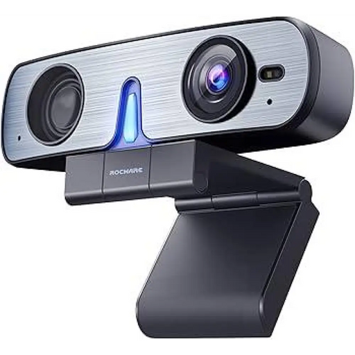 ROCWARE RC08P Уеб камера 2K,90 градуса,4x зуум USB 2.0,USB-C