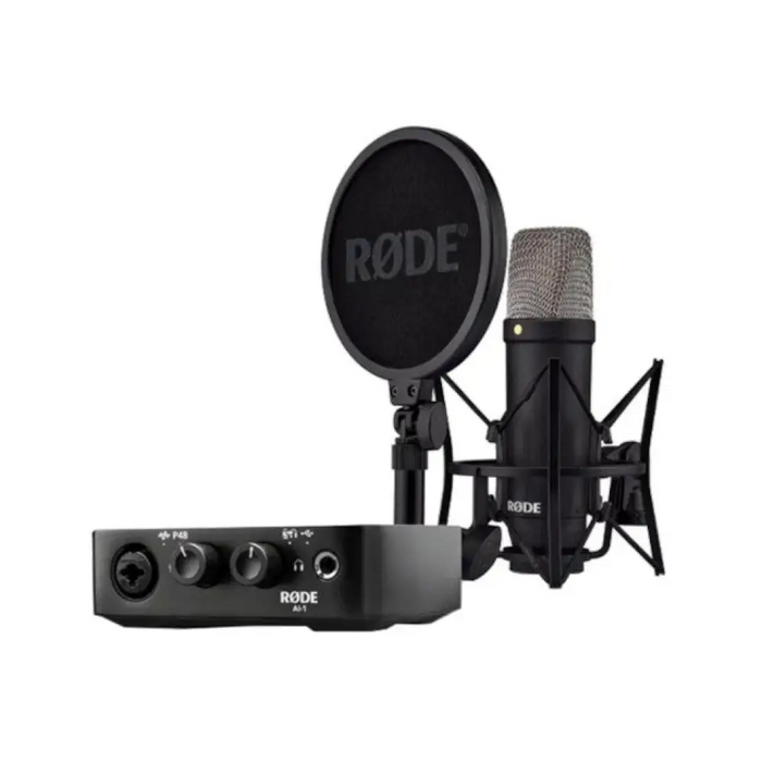 RØDE NT1 Signature Black + AI-1 Studio Kit MK2 - пълен