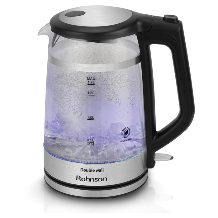 Електрическа канa ROHNSON R-7645 2200 W, СИВ, 1.70 L