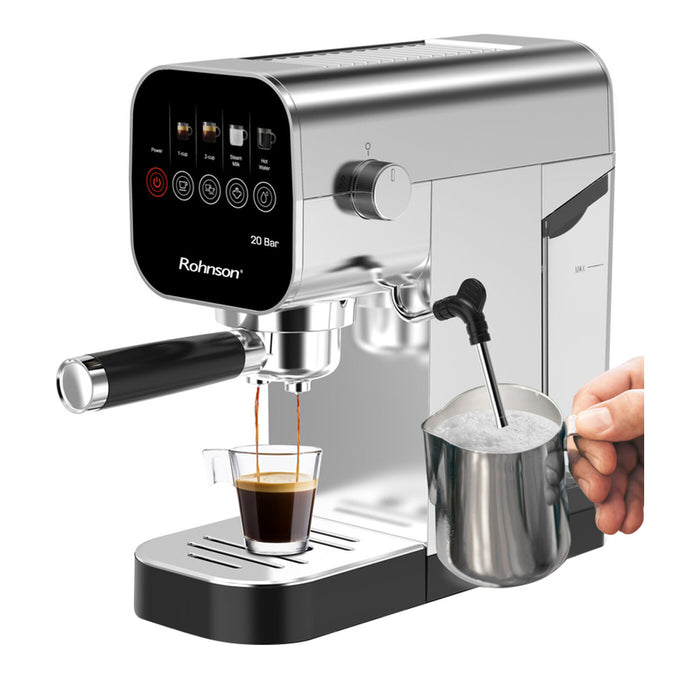 Кафемашина ROHNSON R-98100 0.90 ml, 20.00 bar, СИВ