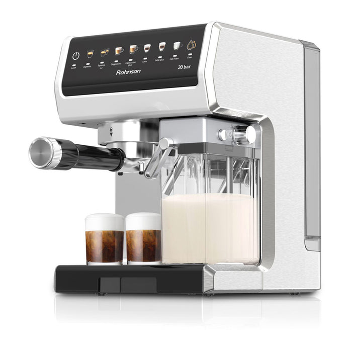 Кафемашина ROHNSON R-98080 1600.00 ml, АВТОМАТИЧНА КАПУЧИНО СИСТЕМА, 20.00 bar