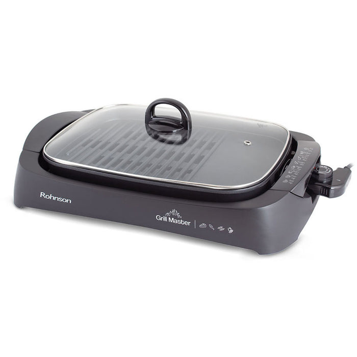 ГРИЛ ROHNSON R-2525 2200 W, ЧЕРЕН, КАПАК