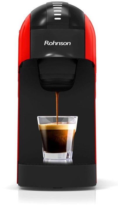Кафемашина с капсули Rohnson - R-98048, 20 bar, 0.85 l, червена