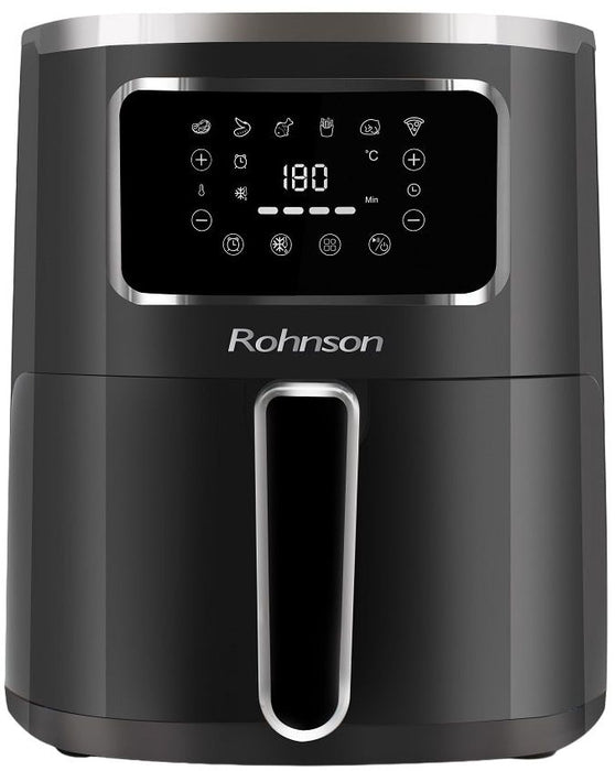 Фритюрник с горещ въздух Rohnson - R-2802, 1450W, 5 l, черен