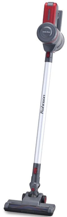 Вертикална прахосмукачка Rohnson - Turbo Force R-1229, HEPA, червена/черна
