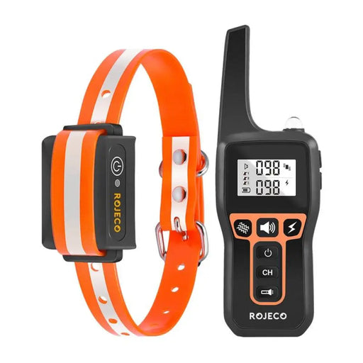 Rojeco 1000m електрически нашийник за кора PD529 (оранжев)