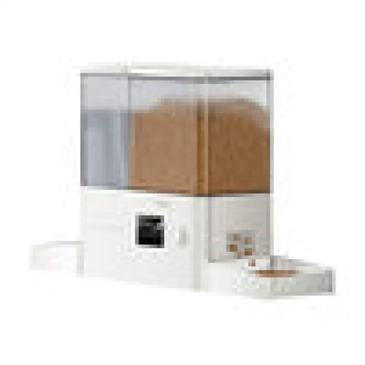 Rojeco New 2 в 1 фонтан за вода и хранилка за домашни