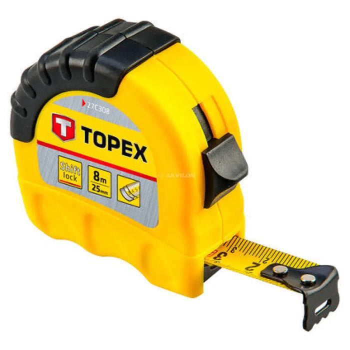 РОЛЕТКА СЪС ЗАКЛЮЧВАНЕ 8М X 25MM TOPEX