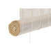 Ролетни щори DKD Home Decor Лакиран Бял Бамбук 120 x 2 x