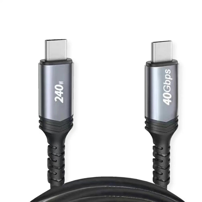 Кабел ROLINE USB4 Gen3 C-C M/M 240W 1 m Скорост до 40 Gbit/s