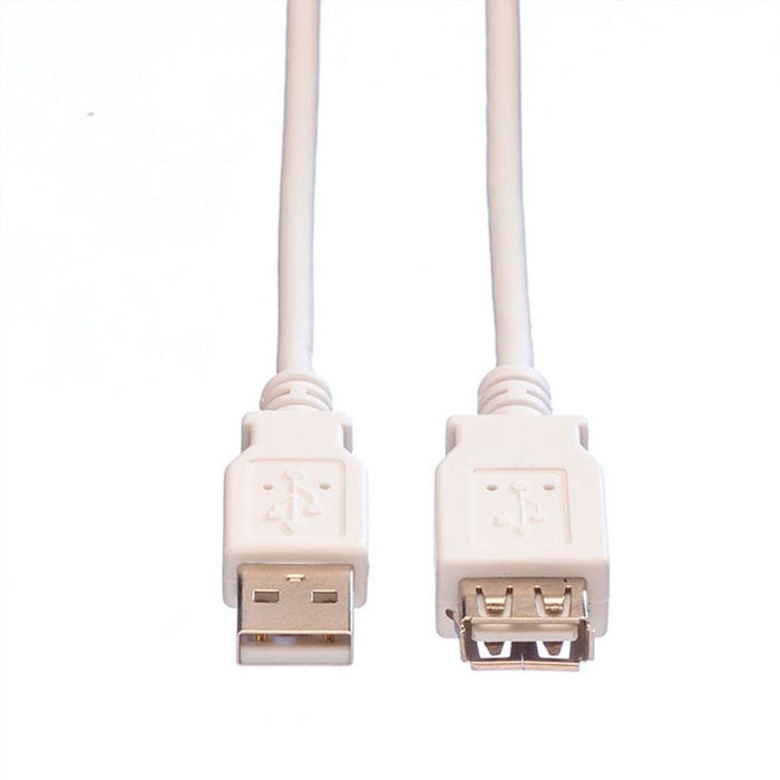 Кабел - удължител ROLINE USB 2.0 A-А M/F 1.8 m