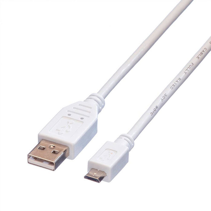 Кабел ROLINE USB 2.0 A-microB M/M 1.8 m