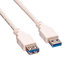 Кабел - удължител ROLINE USB 3.0 A-А M/F 0.8 m