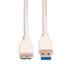 Кабел ROLINE USB 3.0 A-microB M/M 1.8 m