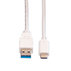 Кабел ROLINE USB 3.1 A-Type C M/M 0.5 m