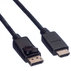 Кабел от източник с DisplayPort ROLINE към приемник с HDMI DisplayPort->HDMI M/M 2 m работи само в тази посока