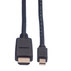 Кабел от източник с Mini DisplayPort ROLINE към приемник с HDMI miniD.Port to HDMI M/M 4.5 m работи само в тази посока