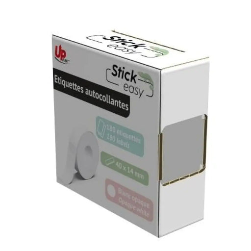 Ролка етикети залепващи за STICK EASY UP21 14х40мм 180 бр
