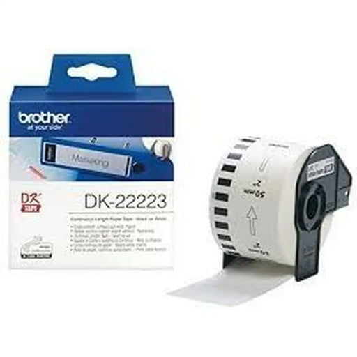 Ролка хартия за принтери Brother DK-22223 Бял 50 mm x 30,48