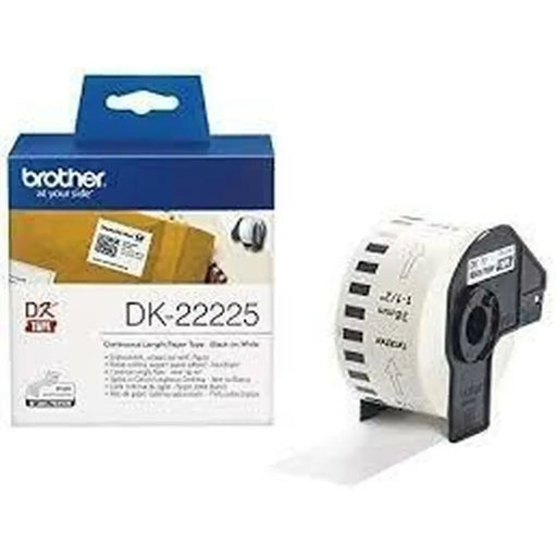 Ролка хартия за принтери Brother DK-22225 Бял 38 mm x 30,48