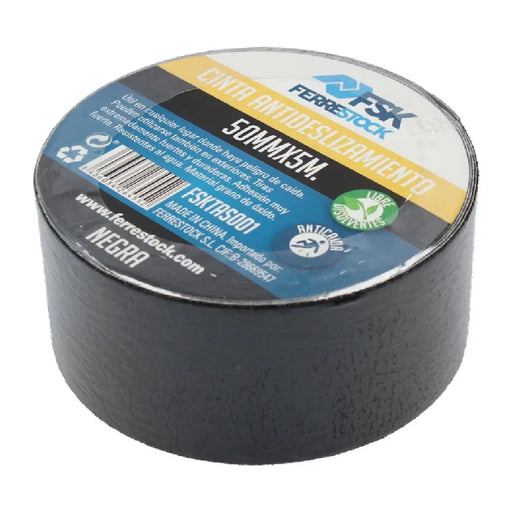 Roll of Anti-Slip Material Ferrestock Черен 5 m x 50 mm Не