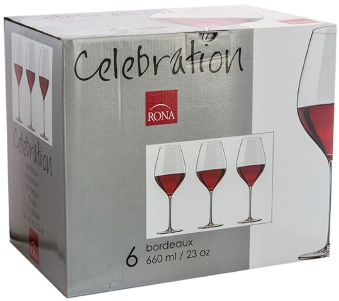 Комплект чаши за вино Rona - Celebration 6272, 6 броя x 660 ml