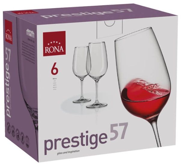 Комплект чаши за шампанско Rona - Prestige 6339, 6 броя x 210 ml