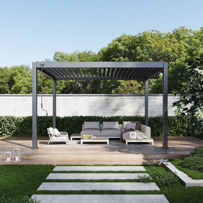 ГРАДИНСКА ПЕРГОЛА 400X300CM С РЕГУЛИРУЕМИ ЛАМЕЛИ ROSSIMA INTRO NEO FR-PG 84001