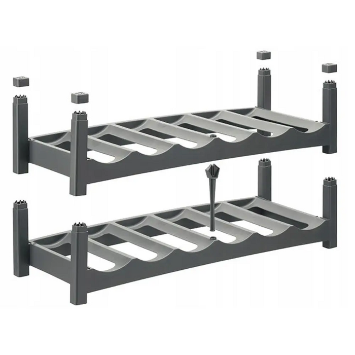 ROTHO Vario Wine Rack Anthracite - Стойка за 6 бутилки