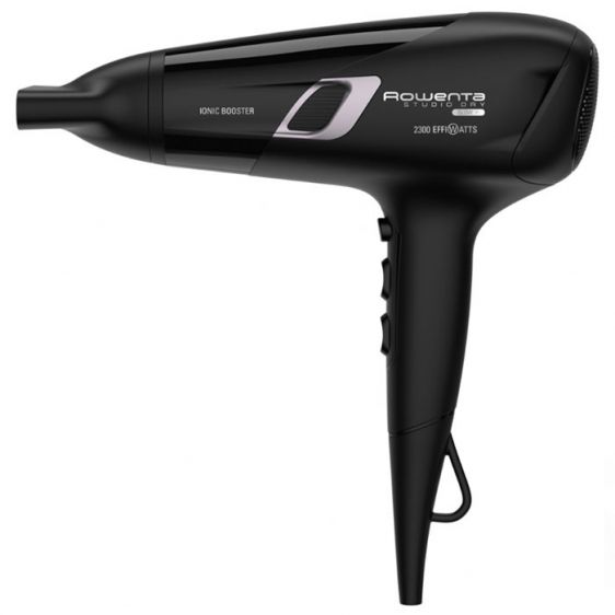Hair dryer, Rowenta CV5820F0, Studio Dry, DC, Effiwatts technology 2100W equivalent 2300W, High drying rate of 5.5g/min, High air speed up to 80km/h