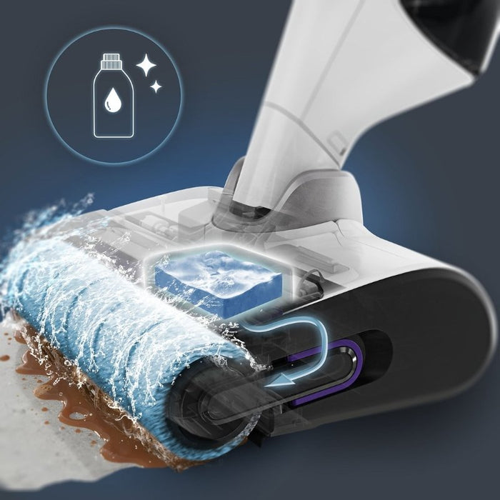 Вертикална прахосмукачка за сухo и мокро почистване Rowenta GZ7257E0 X-CLEAN 12