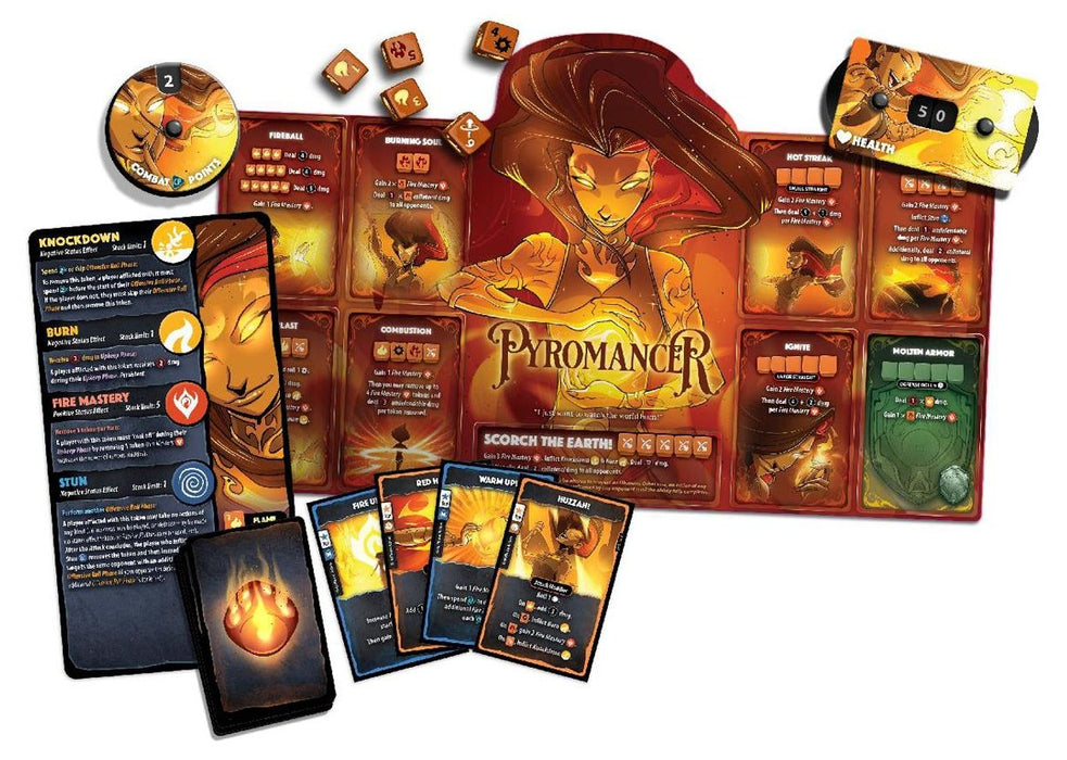 Разширение за настолна игра Dice Throne: Pyromancer Hero Pack